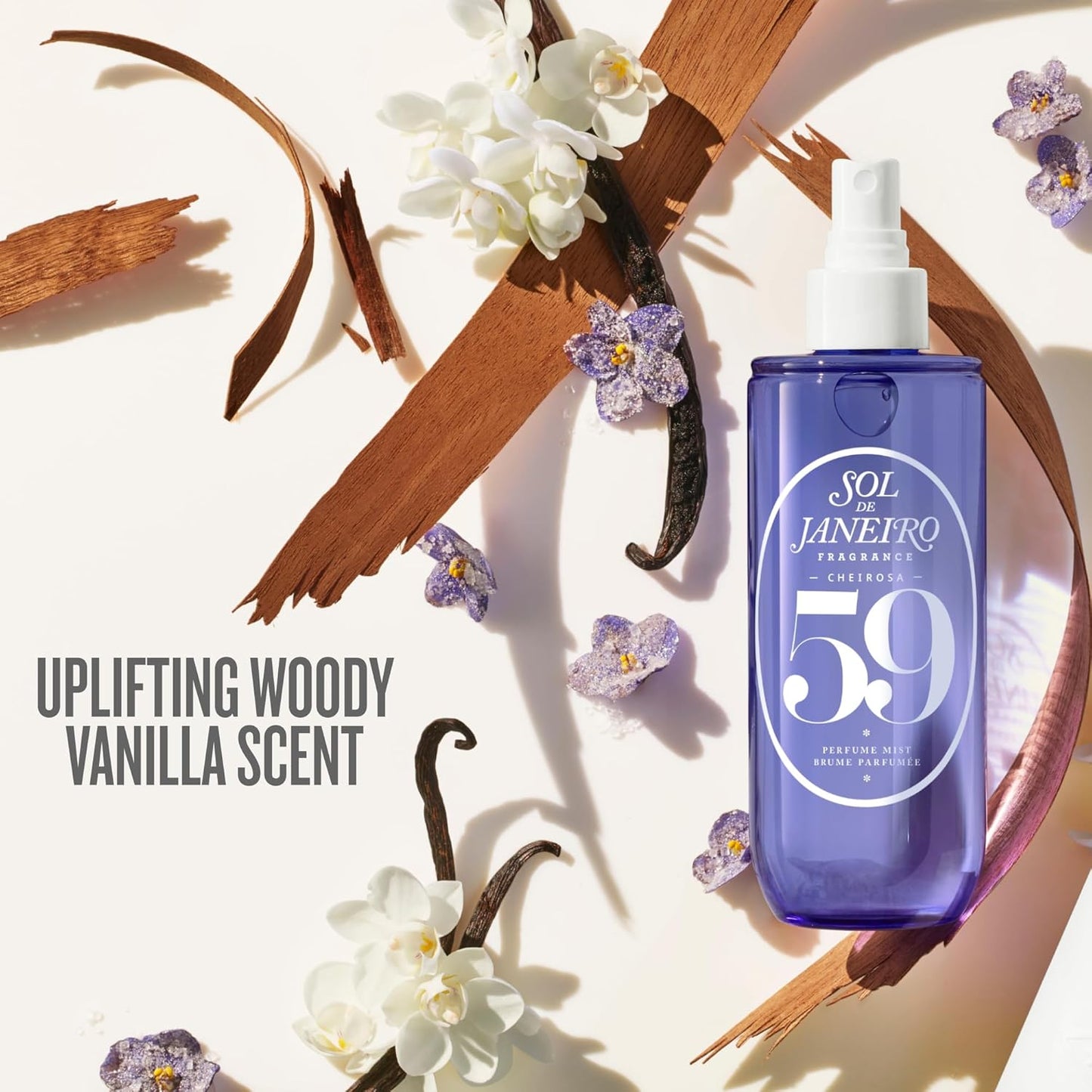 Sol De Janeiro Body Mist Set for Vanilla Perfume Lovers | Four Unique Vanilla Fragrances | Cheirosa 40, 59, 62, and 71 | 3 Fl Oz. Each - Amazon Exclusive