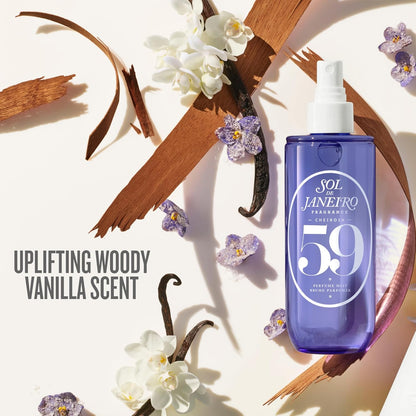 Sol De Janeiro Body Mist Set for Vanilla Perfume Lovers | Four Unique Vanilla Fragrances | Cheirosa 40, 59, 62, and 71 | 3 Fl Oz. Each - Amazon Exclusive