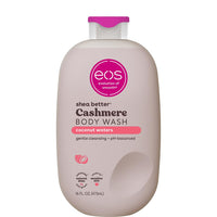 Shea Better Cashmere Body Wash, Coconut Waters, Moisturizing, Ph Balanced Body Wash, Creamy Gel Formula, Paraben & Phthalate Free, Sensitive Skin, 16 Fl Oz