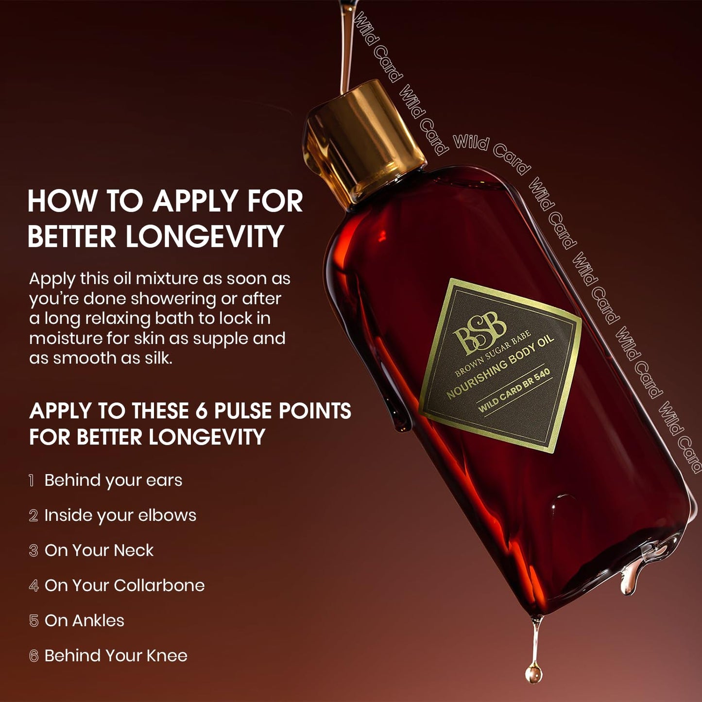 Wild Card Jasmine Body Oil - Luxurious Floral Scented Moisturizing Oil